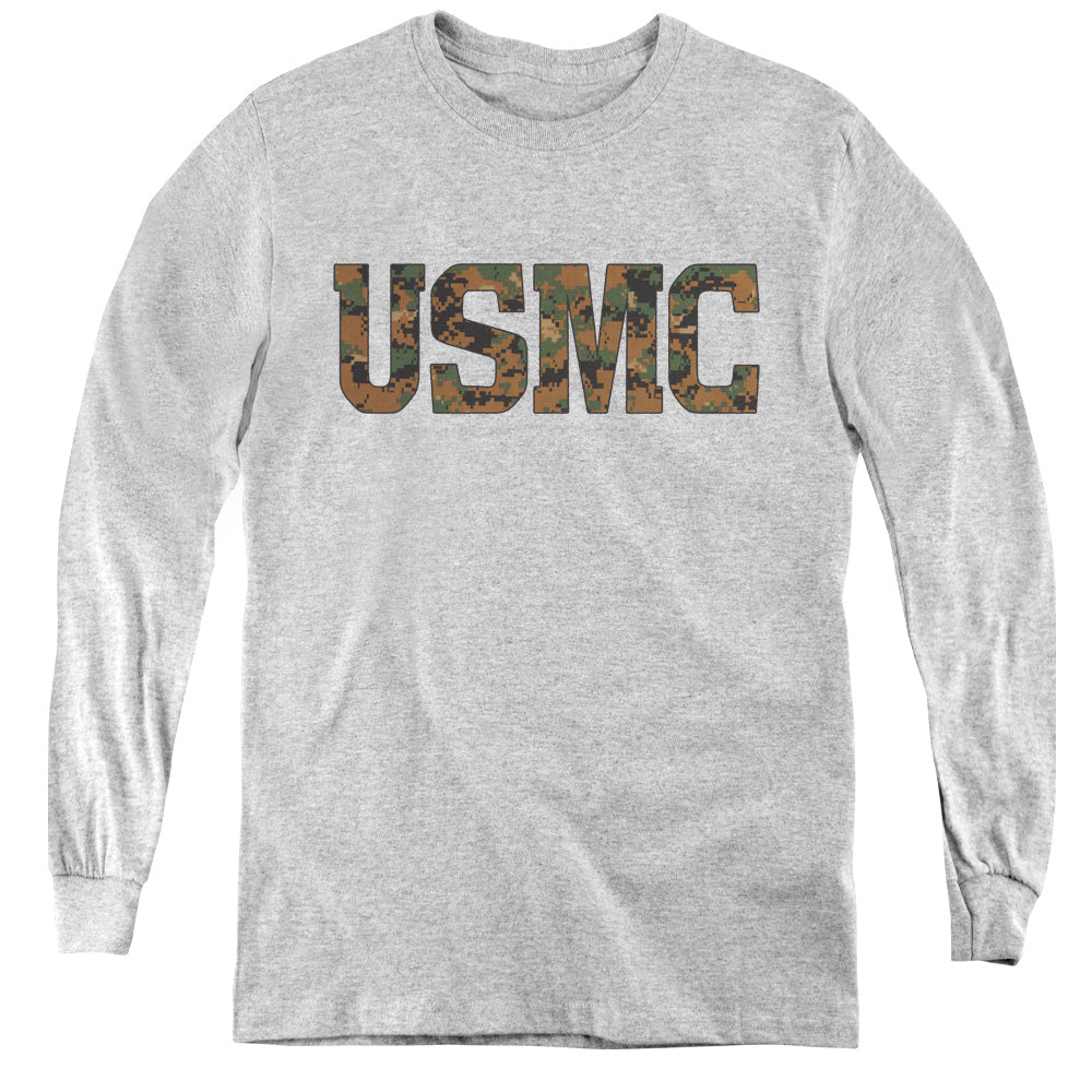 U.S. Marine Corps Camo Fill Youth Long Sleeve T-Shirt