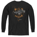 Justice League Batmobile Youth Long Sleeve T-Shirt