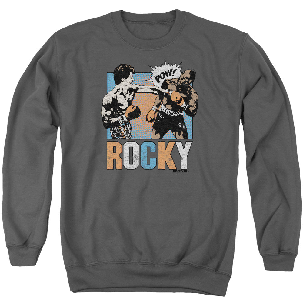Rocky Pow Charcoal Crewneck Sweatshirt
