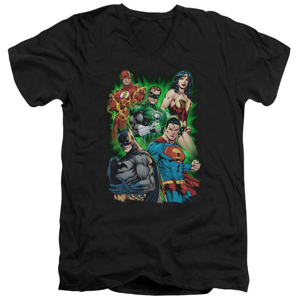 Justice League Will Power V-Neck T-Shirt