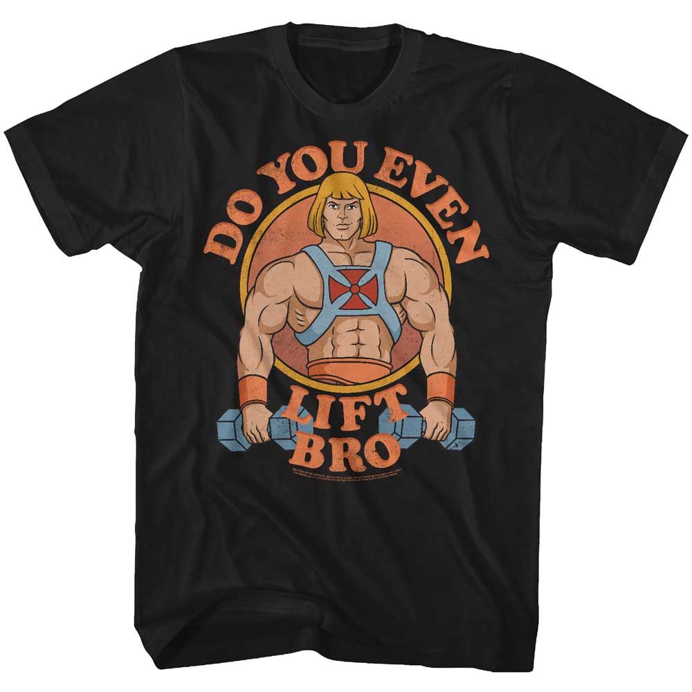 Do You Even Lift Masters of the Universe t-shirt in black