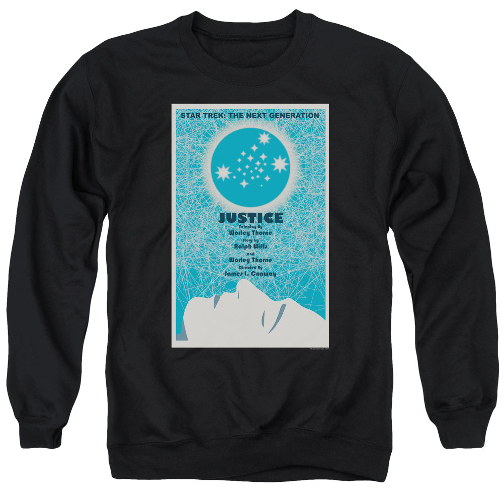 Star Trek Justice Black Crewneck Sweatshirt