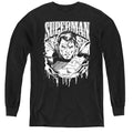 Superman Super Metal Youth Long Sleeve T-Shirt