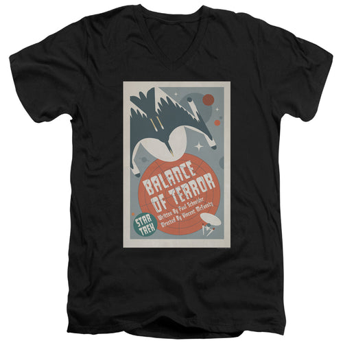 Star Trek Juan Ortiz Balance of Terror Black V-Neck T-Shirt