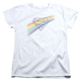 Superman Distressed Outline Womens T-Shirt