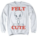 Looney Tunes Felt Cute Crewneck Sweatshirt