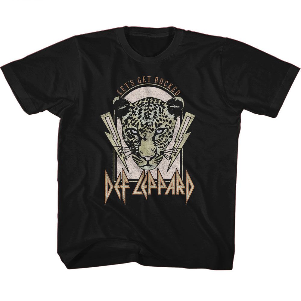 Def Leppard Lightning Bolts Lets Get Rocked Youth/Toddler T-Shirt