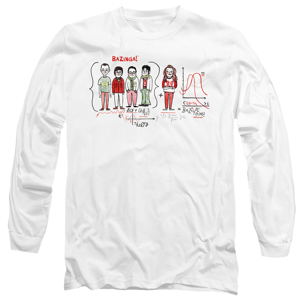 Big Bang Theory Bazinga Equation Long Sleeve T-Shirt