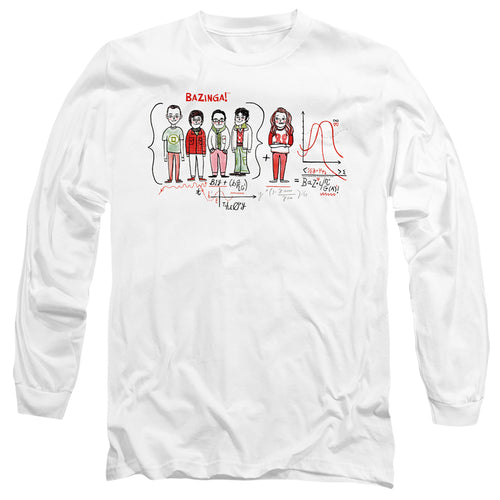 Big Bang Theory Bazinga Equation Long Sleeve T-Shirt