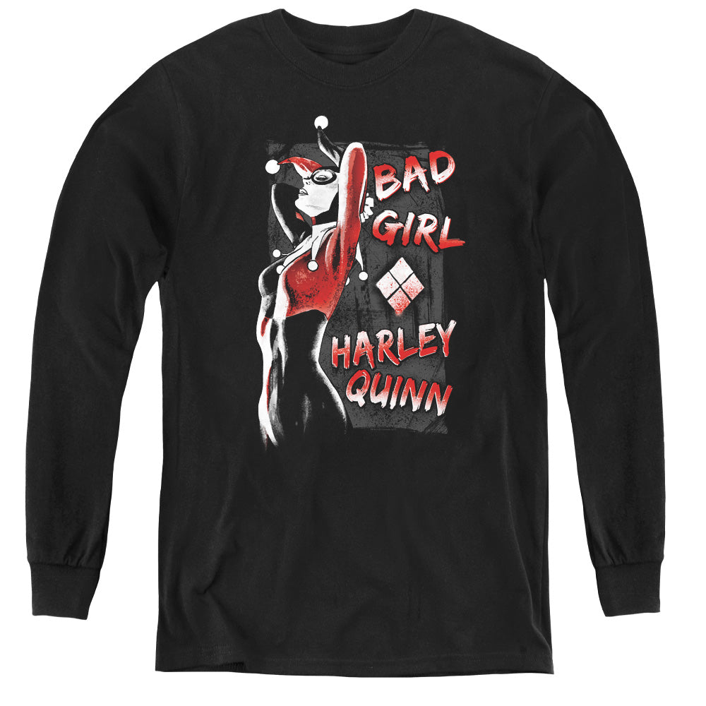 Batman Bad Girl Youth Long Sleeve T-Shirt