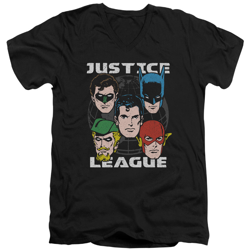 DC Comics Head Of States V-Neck T-Shirt