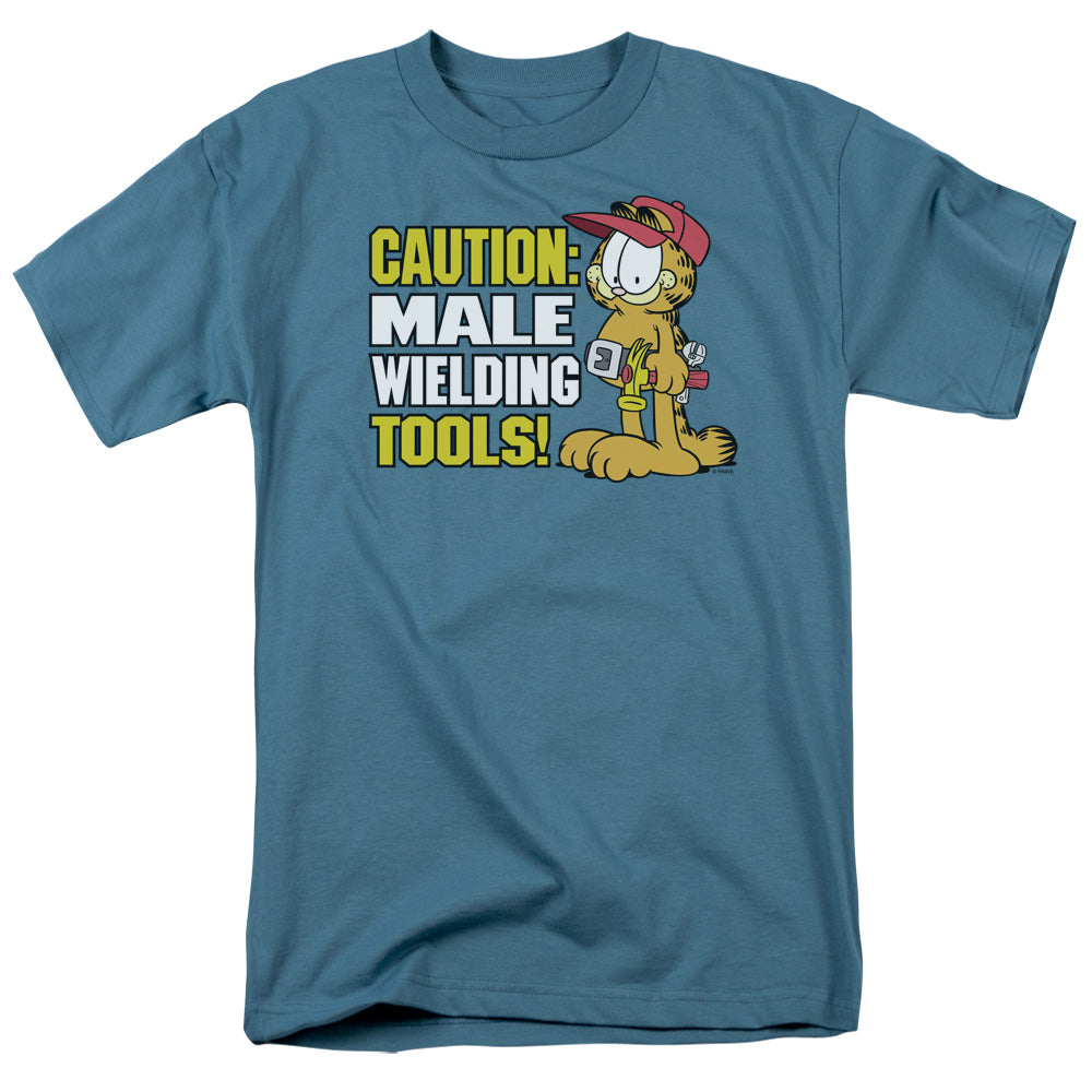Garfield Male Weilding Tools T-Shirt