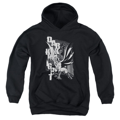 Batman Vertical Letters Youth Hoodie