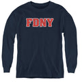 New York City Fdny Navy Youth Long Sleeve T-Shirt