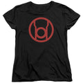 Green Lantern Red Emblem Womens T-Shirt
