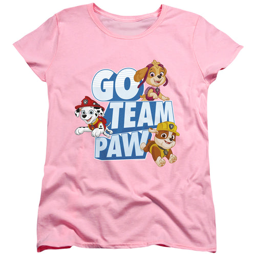 Paw Patrol Go Team Paw Womens T-Shirt