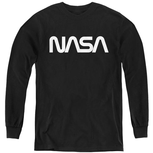 NASA Worm Logo Youth Long Sleeve T-Shirt
