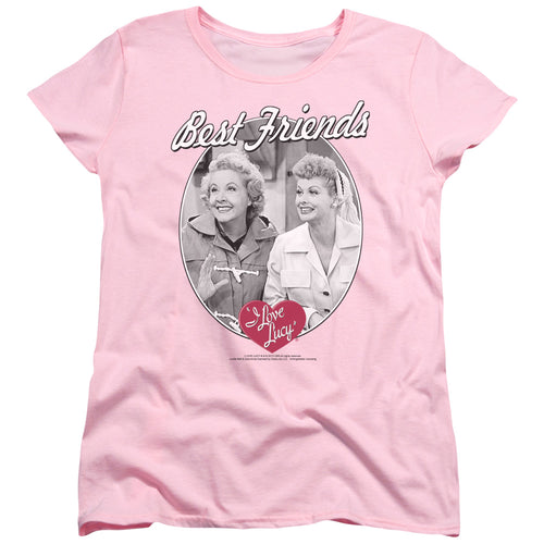 I Love Lucy Best Friends Womens T-Shirt