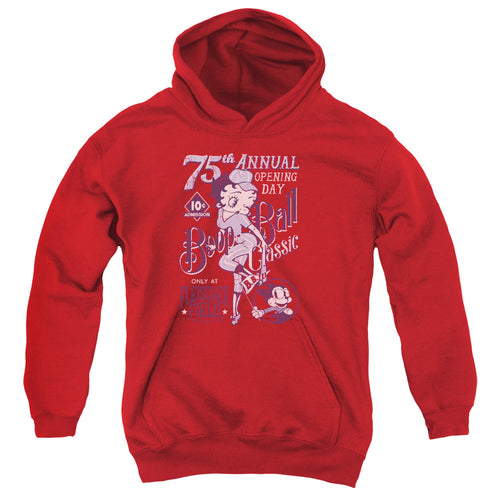 Betty Boop Boop Ball Youth Hoodie