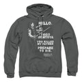The Princess Bride Hello Again Charcoal Pullover Hoodie