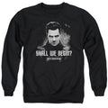 Star Trek Shall we Begin Crewneck Sweatshirt