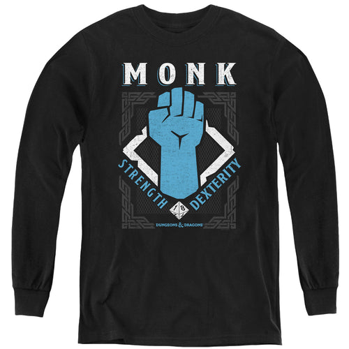 Dungeons & Dragons Monk Youth Long Sleeve T-Shirt