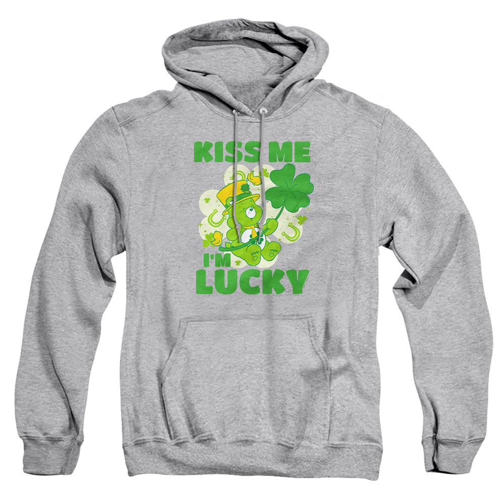 Care Bears Kiss Me I'M Lucky St. Patrick'S Day Good Luck Bear Pullover Hoodie