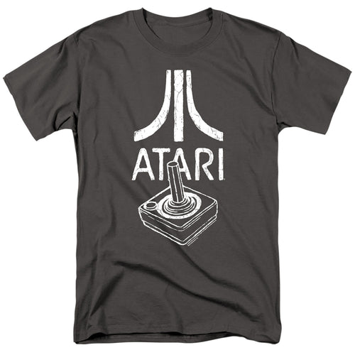 Atari Joystick Logo Charcoal T-Shirt