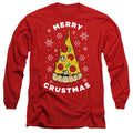 Christmas Merry Crustmas Red Long Sleeve T-Shirt