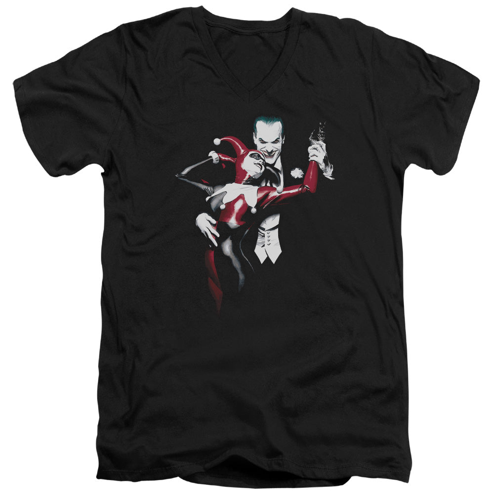 Batman Harley And Joker V-Neck T-Shirt