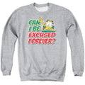 Garfield Excused Forever Crewneck Sweatshirt