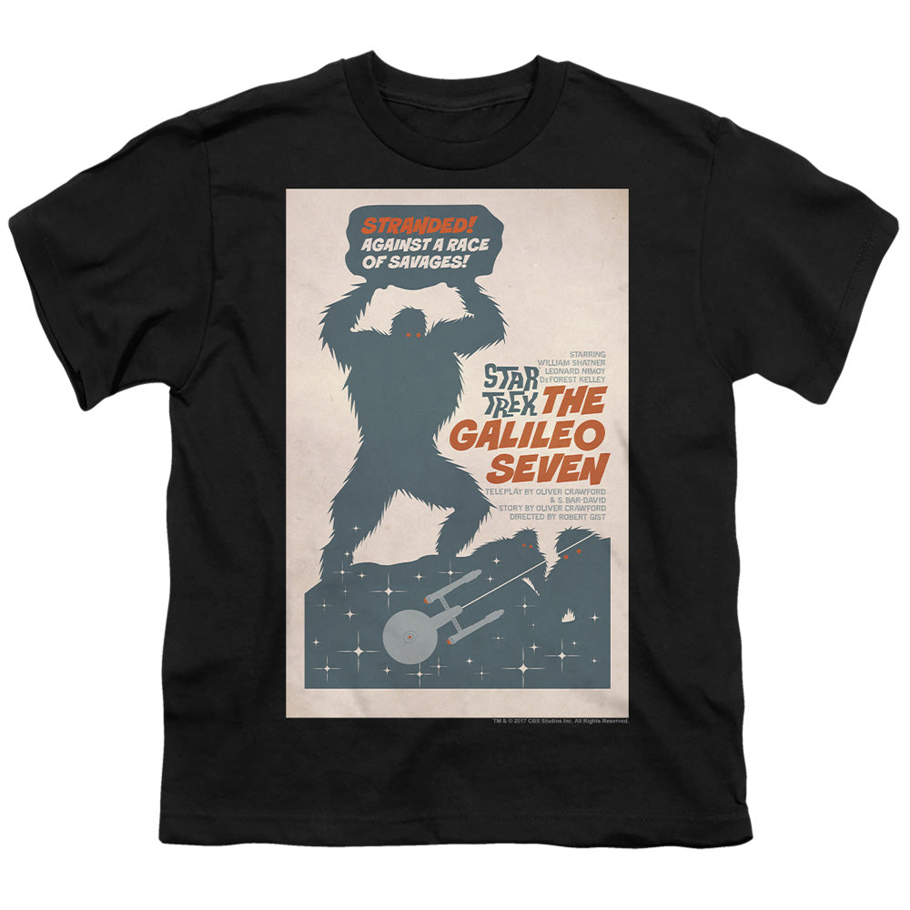 Star Trek Juan Ortiz The Galileo Seven Black Youth/Toddler T-Shirt