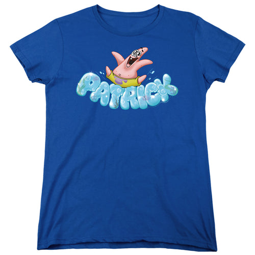 Spongebob Squarepants Happy Go Lucky Patrick Womens T-Shirt