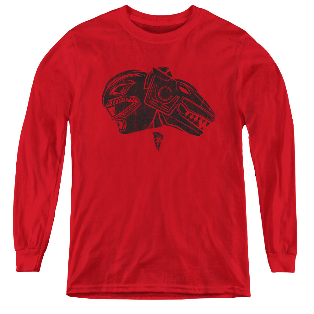 Mighty Morphin Power Rangers Red Youth Long Sleeve T-Shirt