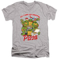 Teenage Mutant Ninja Turtles Christmas Pizza V-Neck T-Shirt