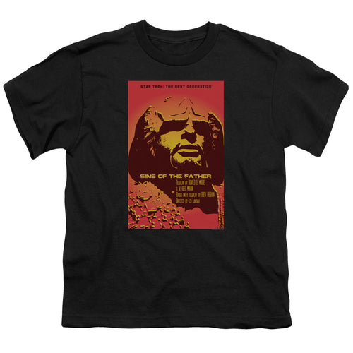Star Trek Sins of the Father Black Youth/Toddler T-Shirt