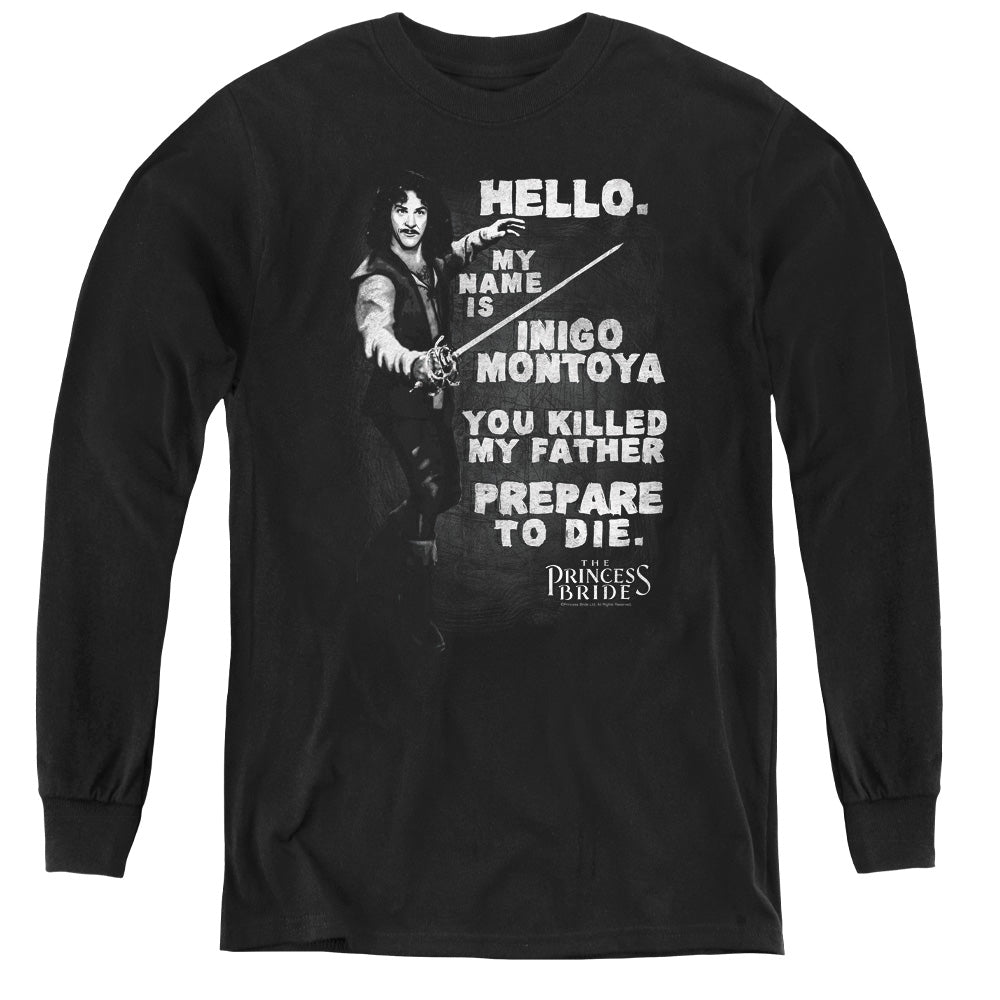 The Princess Bride Hello Again Youth Long Sleeve T-Shirt