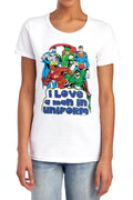 DC Comics I Love A Man In Uniform Womens T-Shirt