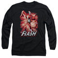Justice League Flash Red & Gray Long Sleeve T-Shirt