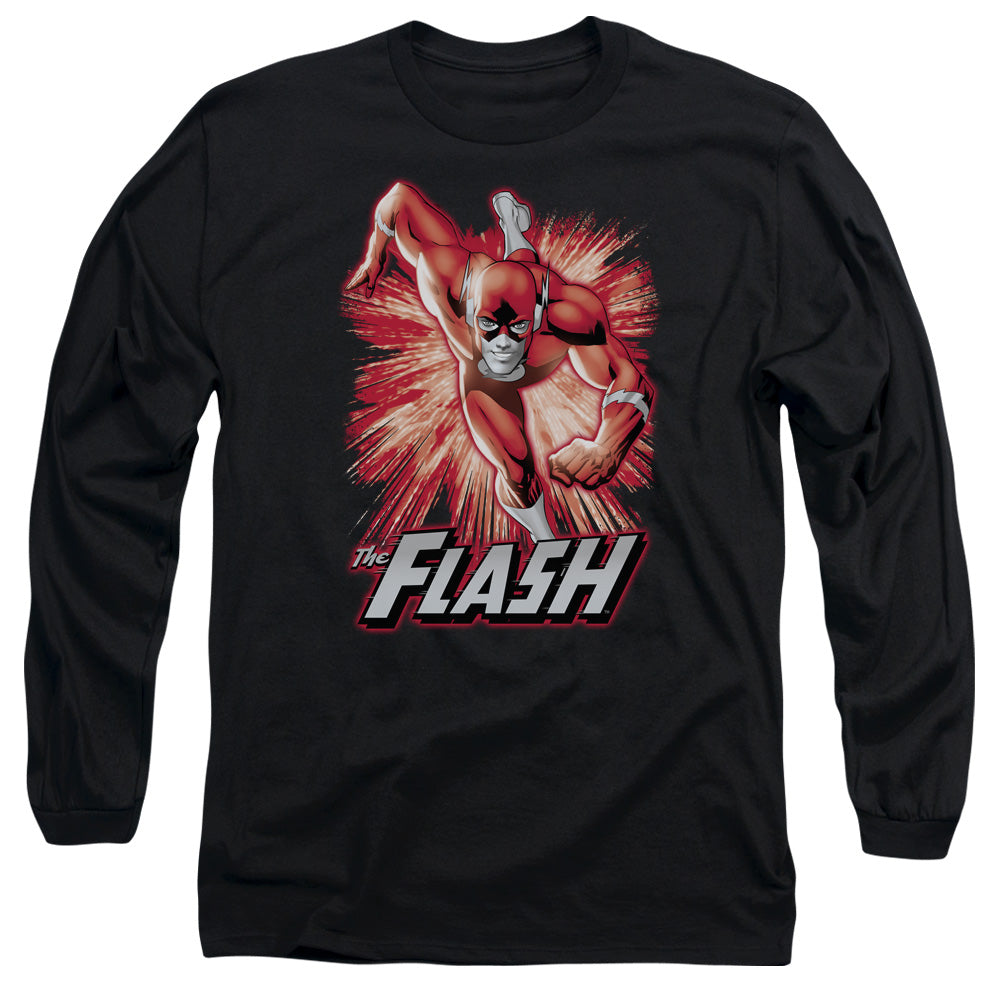 Justice League Flash Red & Gray Long Sleeve T-Shirt
