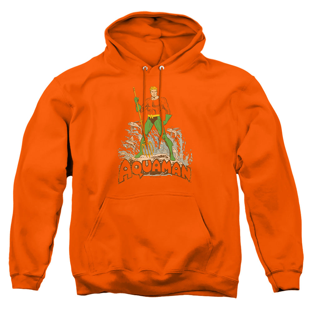 Aquaman Aquaman Distressed Pullover Hoodie
