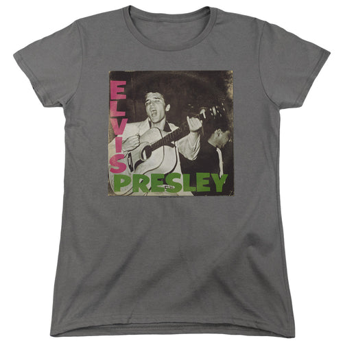 Elvis Presley First Lp Womens T-Shirt