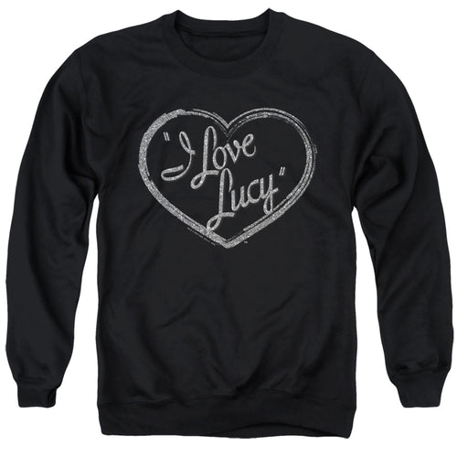 I Love Lucy Glitter Logo Crewneck Sweatshirt