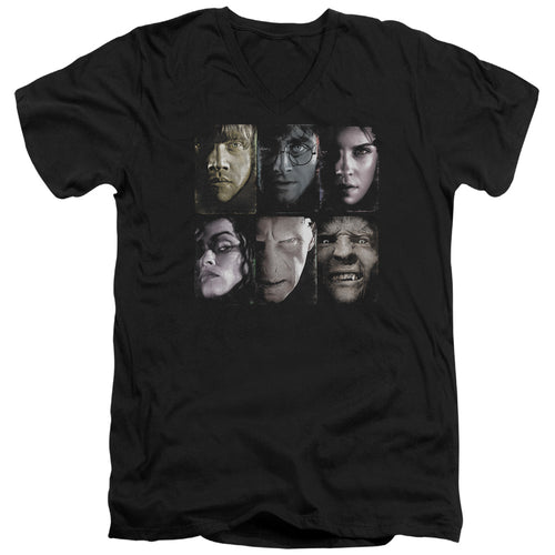 Harry Potter Horizontal Heads V-Neck T-Shirt