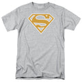 Superman Lt Orange & White Shield T-Shirt