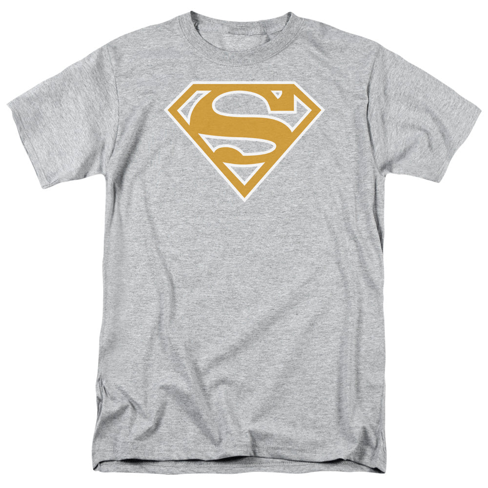 Superman Lt Orange & White Shield T-Shirt