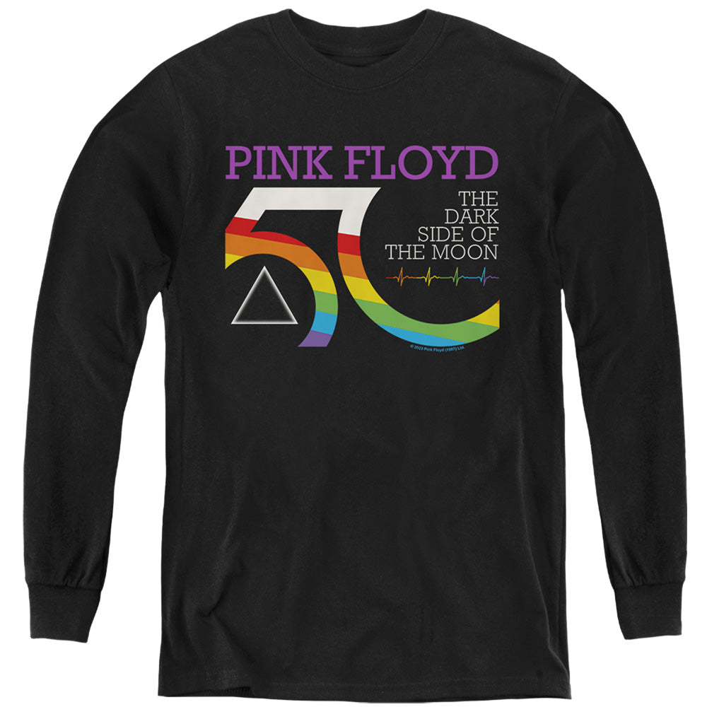 Pink Floyd 50th Logo Youth Long Sleeve T-Shirt