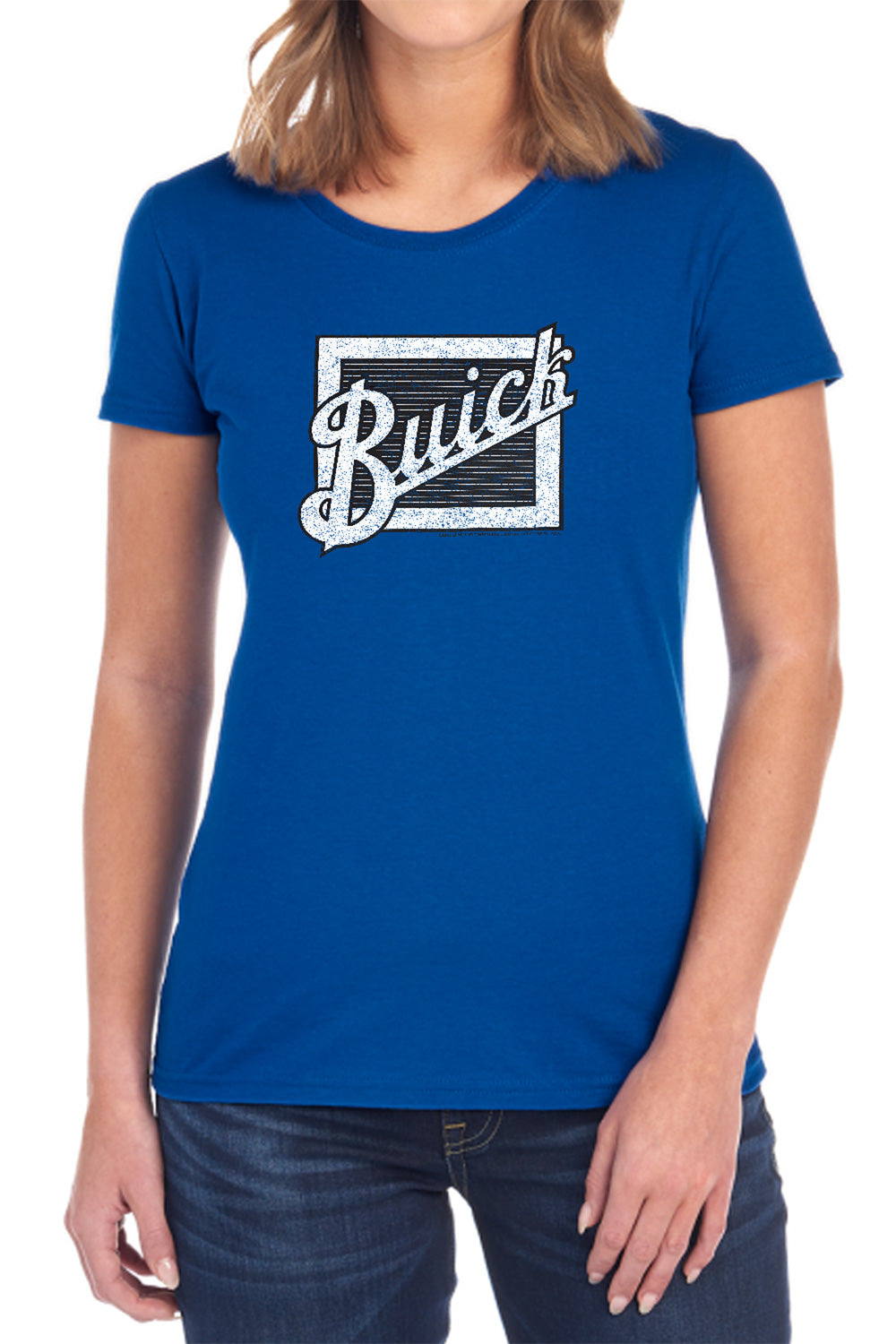 Buick Script Logo Womens T-Shirt