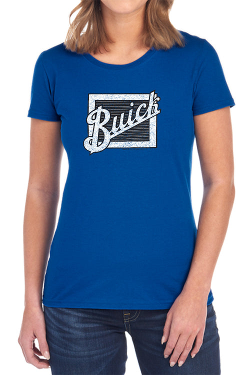 Buick Script Logo Womens T-Shirt