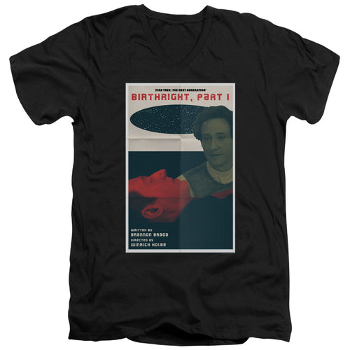 Star Trek Birthright Part I Black V-Neck T-Shirt
